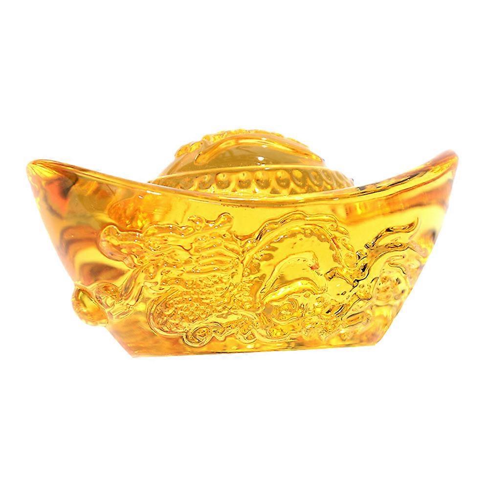 Golden Citrine Ornament for Desktop Decor 3Pcs Set