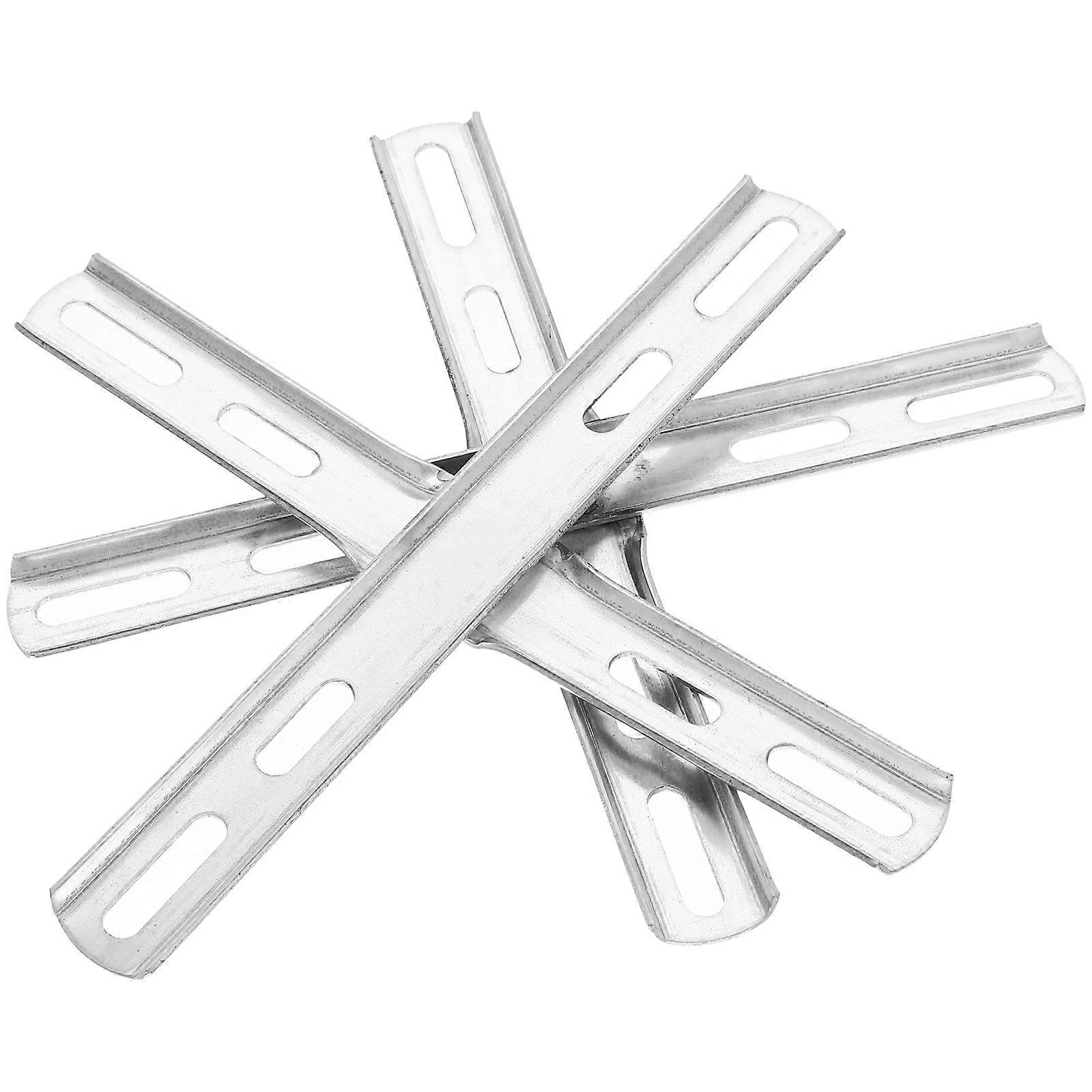 Durable Cross Shape Ceiling Light Brackets 8 Sets Silver Metal Mounting Solution For Indoor Light Installation