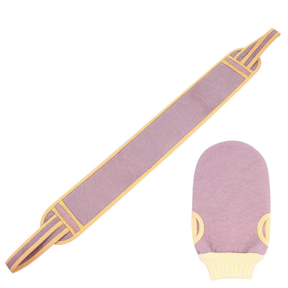 Body Scrubber Household Grain Scrubbing Towel for Bathing Use 4Pcs