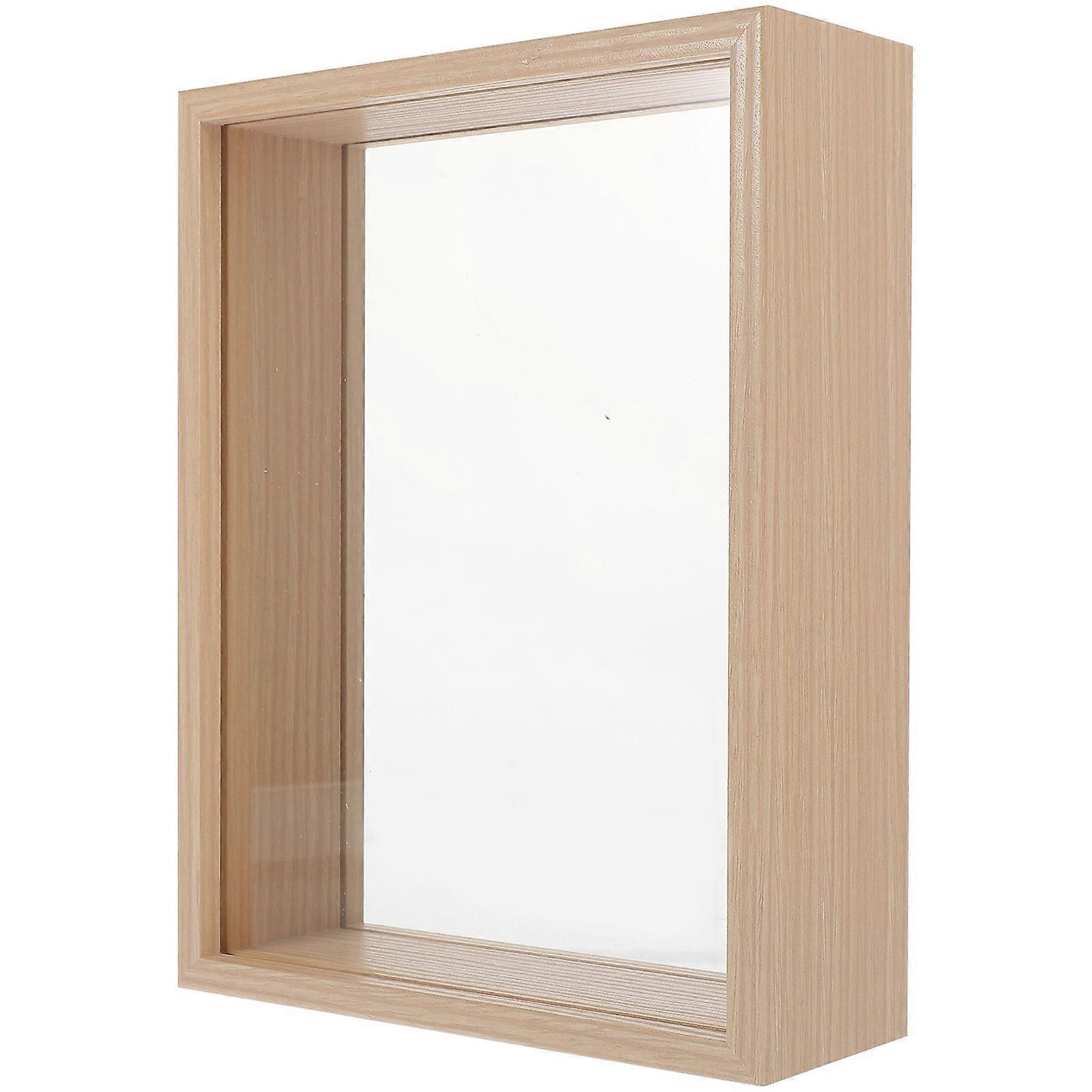 Dried Flower Display Frame Wooden Frame for Specimen Display 3Pcs Set