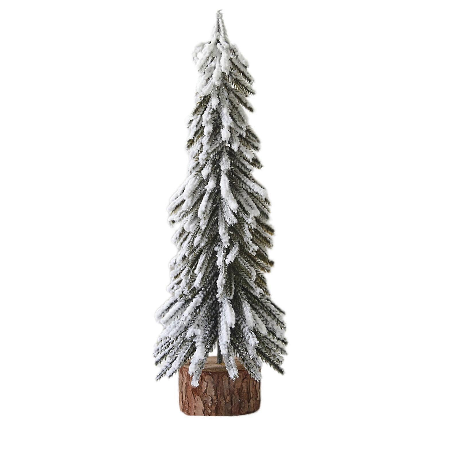 Christmas Tree Decorations Mini Small Christmas Falling Snow Tree Home Desktop Milieu Scene Arrangement Decoration Props