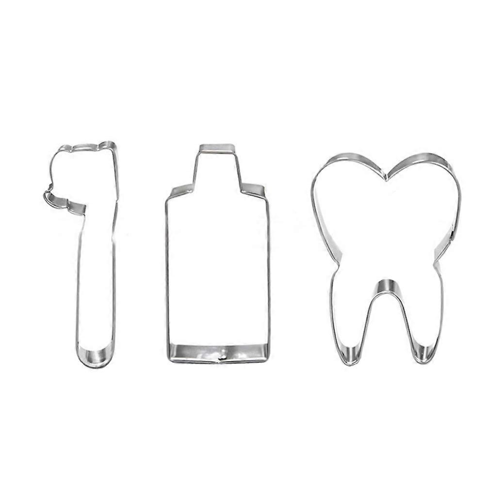 Stainless Steel Mold Tooth Cookie Cutters for Baking Use 6Pcs Set