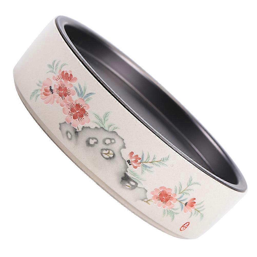 Japanese Style Tea Serving Tray with Teacup Plate for Kitchen 2Pcs