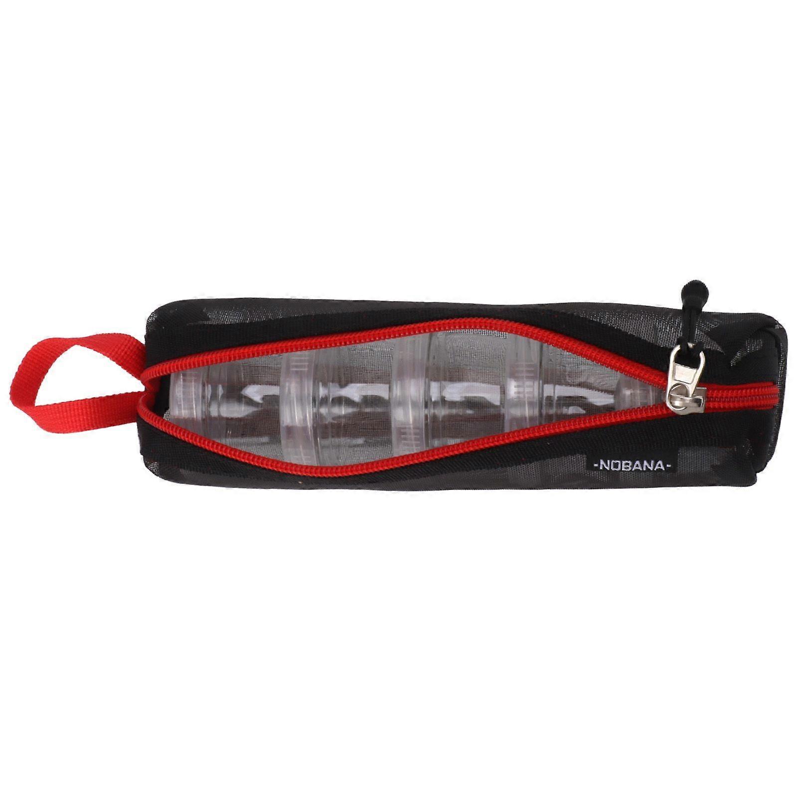 5PCS Portable Sauce Bottle Salad Dressing Container Reusable Plastic Small Condiment Cups Set with Lids and Storage Bag for Travel Camping Fishing Bla