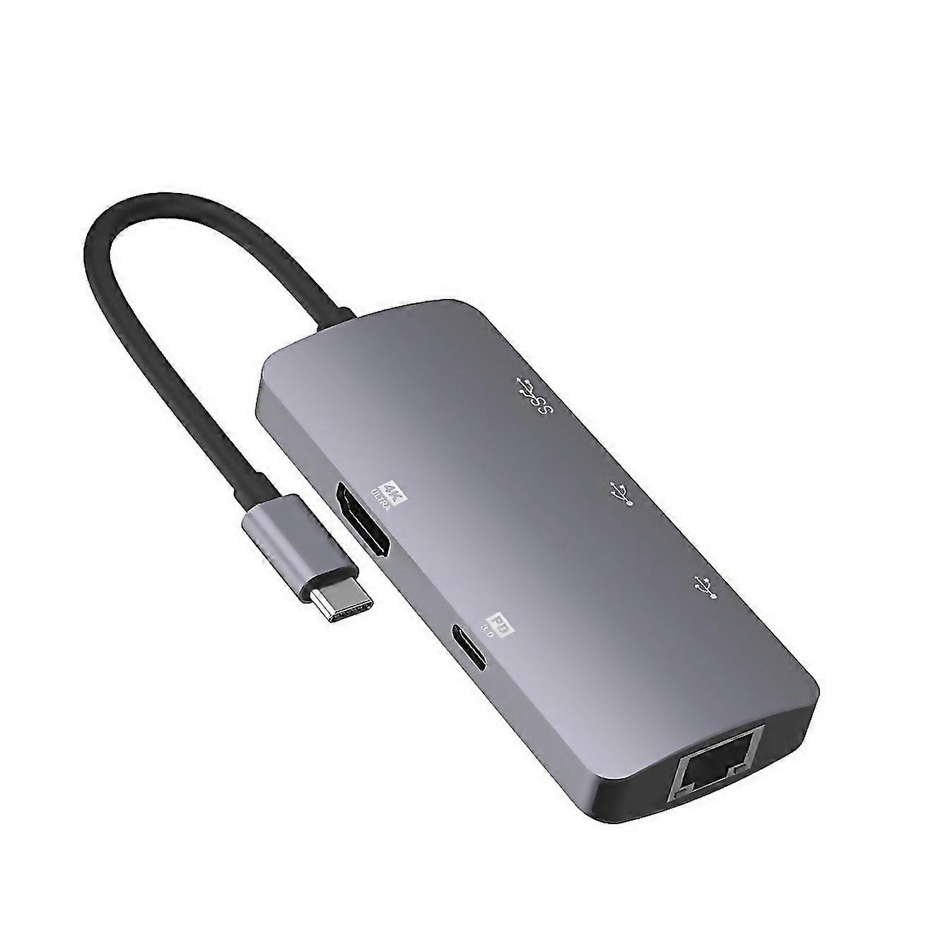 For Onten Otnuc910 Usbc Typec Portable Multifunctional Hub Docking Station