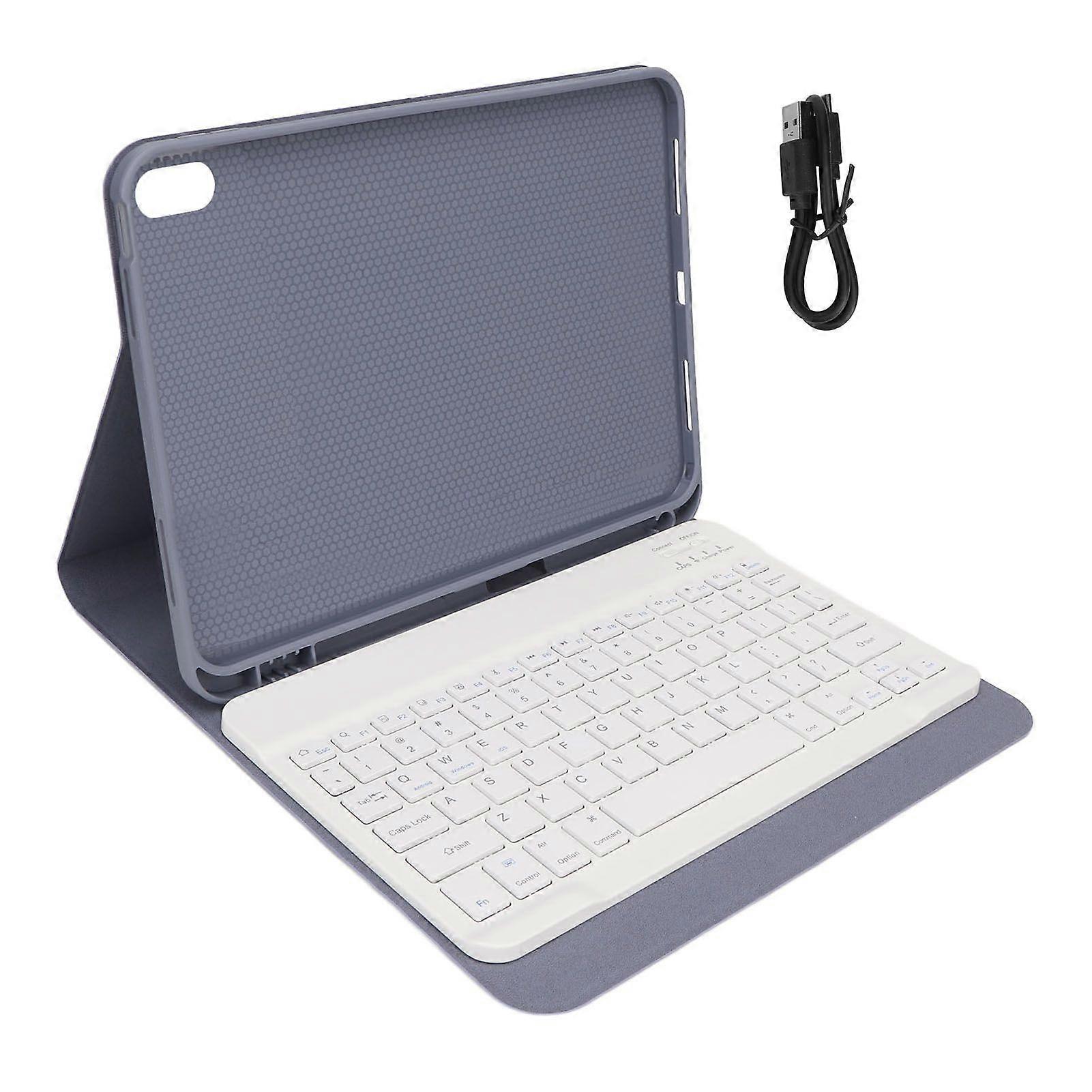Tablet Wireless Bluetooth Keyboard for IOS Magnetic Keyboard and Detachable Keyboard Protective Case with Pencil Holder