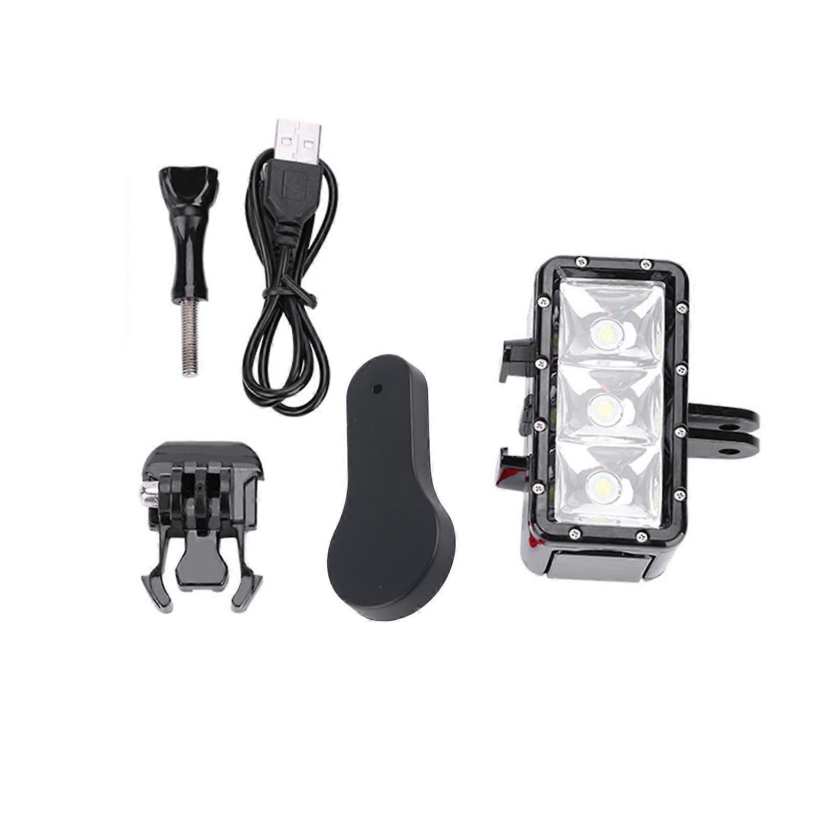 30m/98.4ft Mini Underwater Waterproof Diving LED Video Light Fill Lamp for Hero for SJCam
