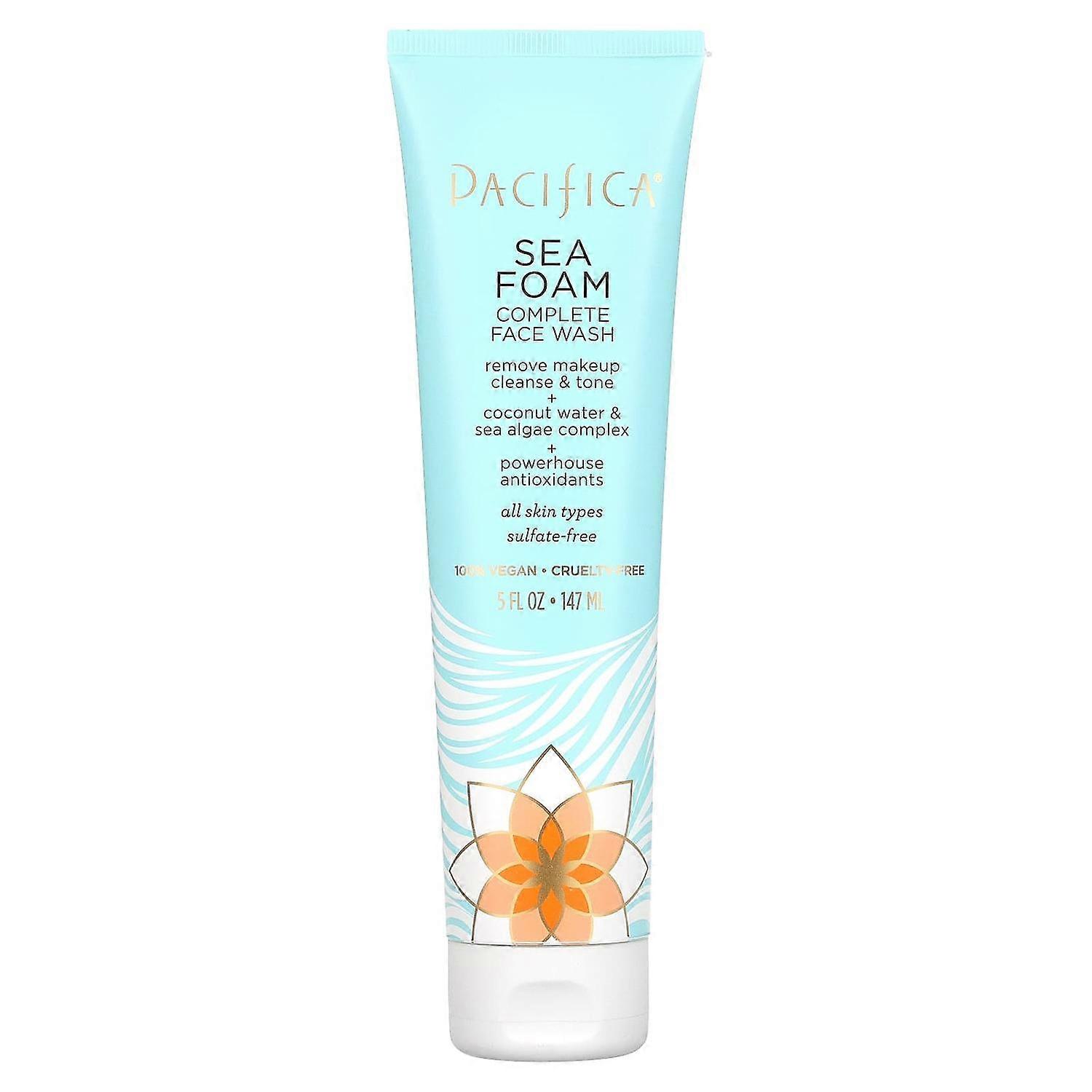 Pacifica, Complete Face Wash, Sea Foam, 5 fl oz (147 ml)