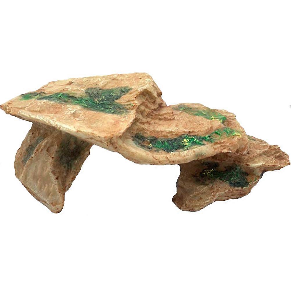 Turtle Resin Basking Platform Rock for Decoration 3Pcs Set