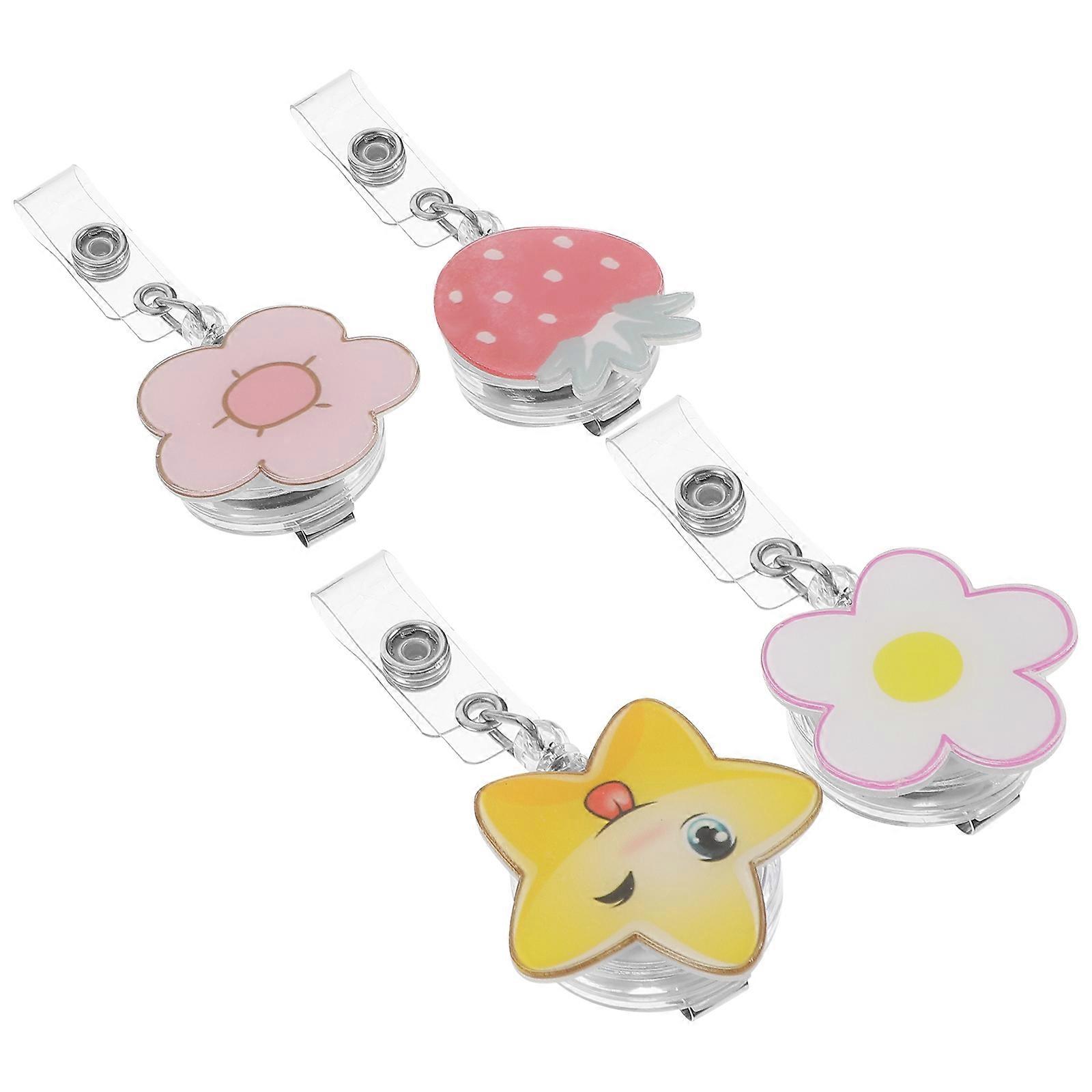 Retractable Badge Holder Convenient Badge Holders for Daily Use 16Pcs