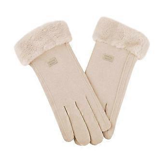 Women Gloves Autumn WinterCute Furry Warm Mitts Full Mittens 2024 Finger W8P7