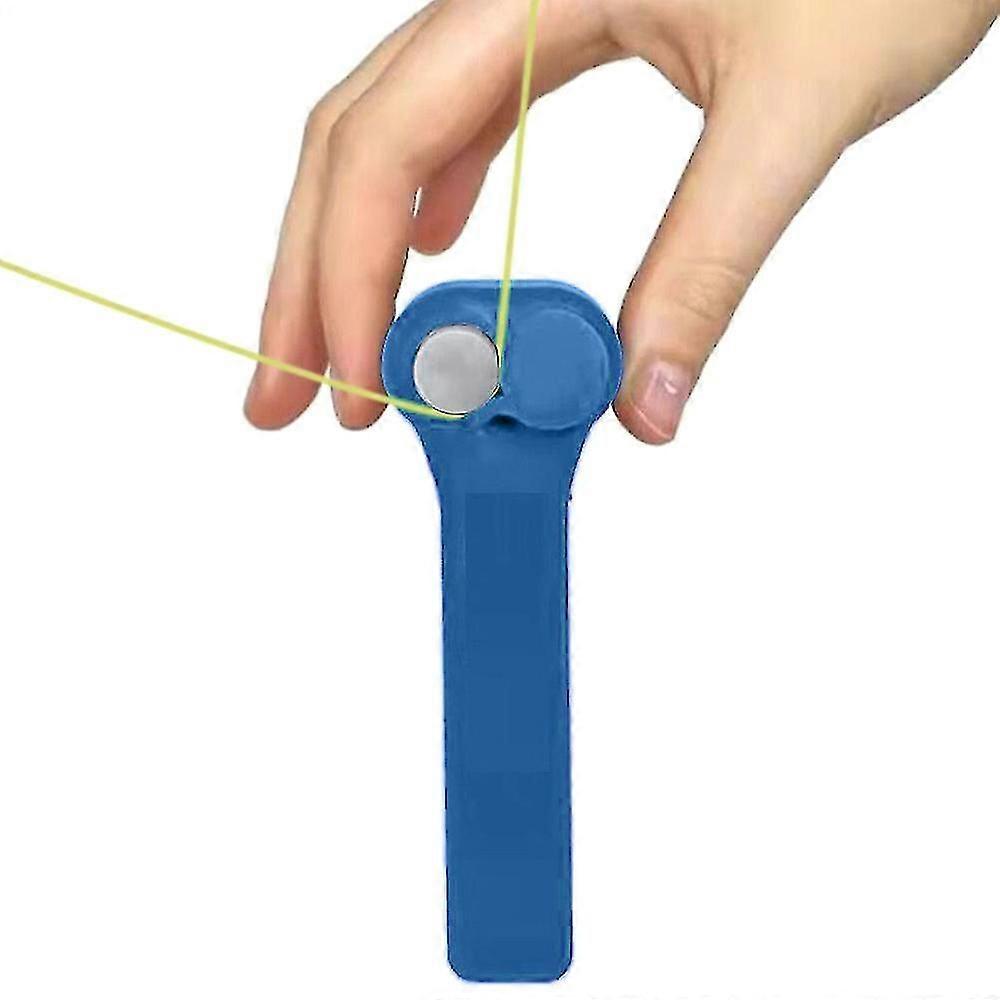 Zipstring Rope Launcher Propeller Controller Electric Toy, Blue, Product Size: 12*4*4.5cm