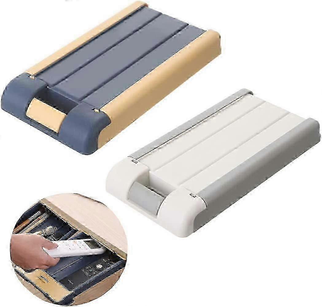 Hidden Self-Adhesive Pencil Drawer Tray, Stationery Storage Box