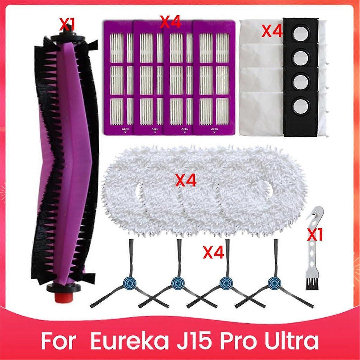 Replacement Parts For Eureka J15 Pro Ultra Main Side Brush Filter