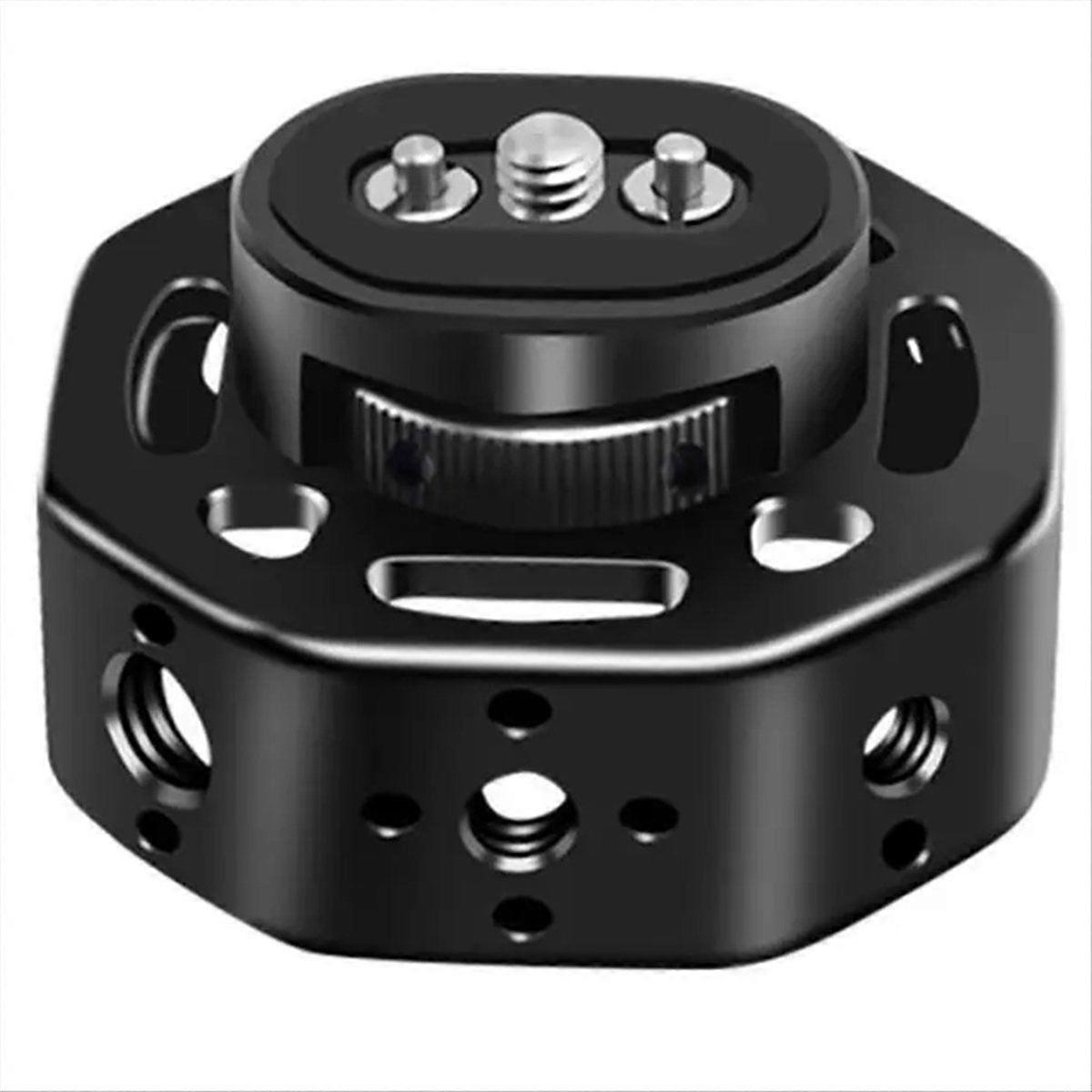 Side Handle for DSLR Camera Cage Video Rig with 1/4 3/8 Threads Position Pins Universal Quick Relea