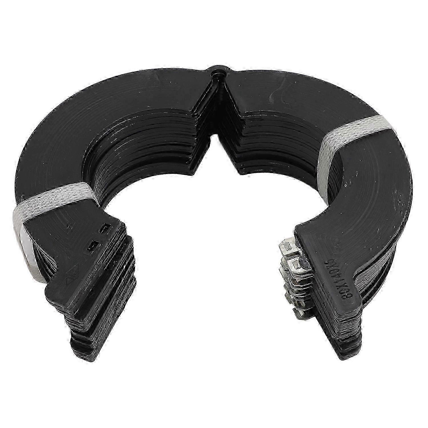 10Pcs 80mm Bucket Pin Shim Kit Increase Greasing Intervals Dust Proof Engineering Plastic Replacemen