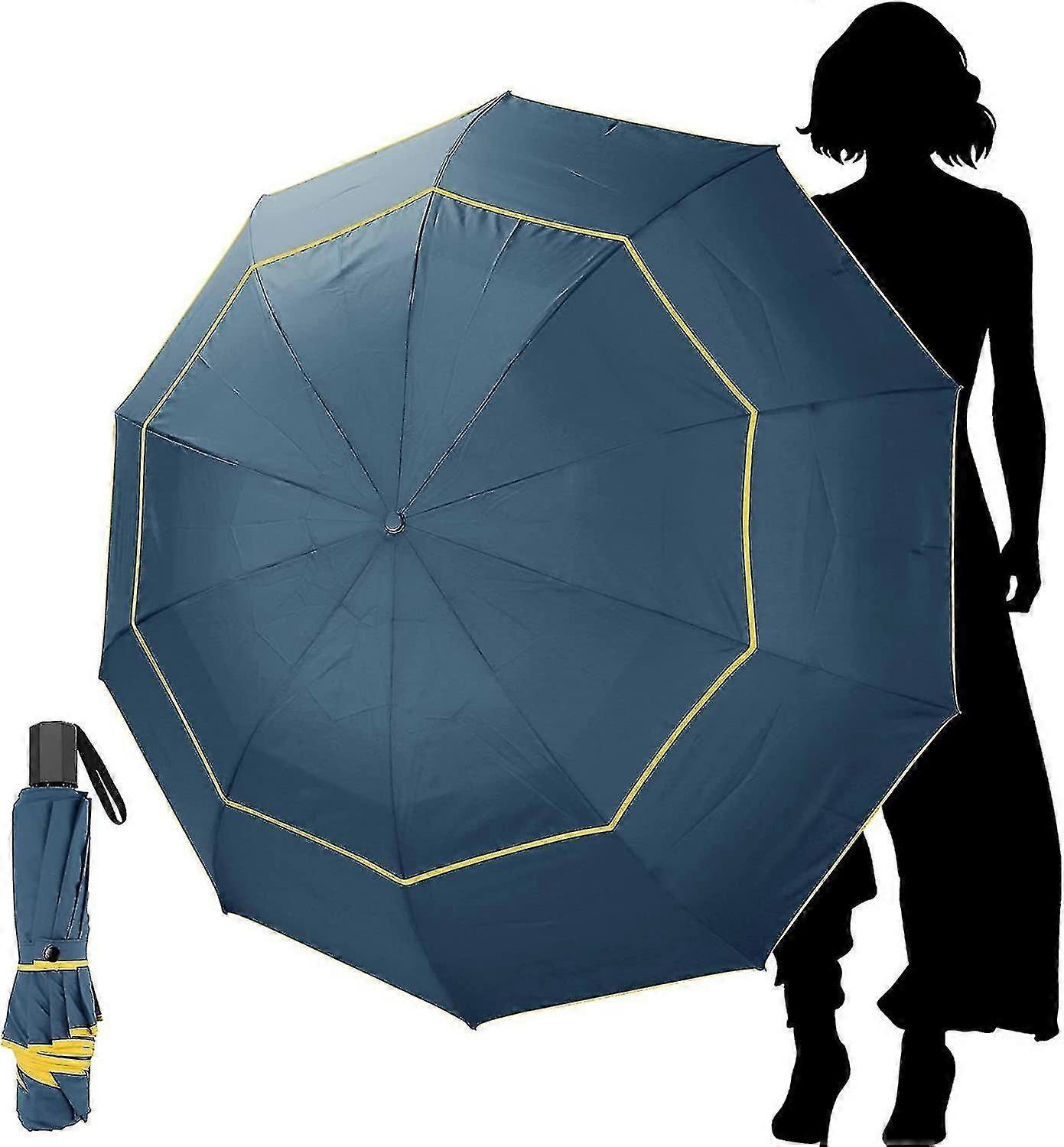 Extra Large Golf Umbrella Folding Umbrella , Vented Windproof Waterproof Stick Umbrellas