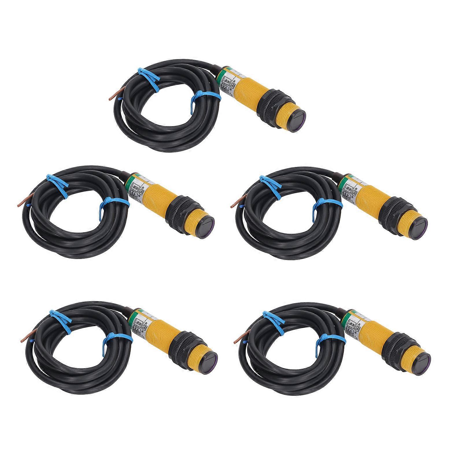 5PCS Infrared Photoelectric Sensor Optoelectronic Switch Diffuse Reflection Type 10‑36VDC