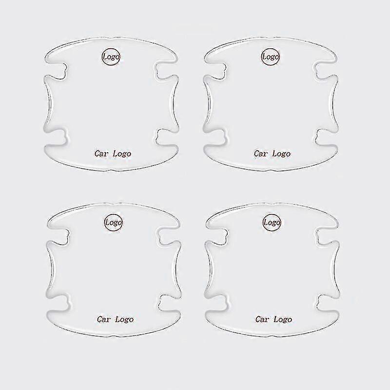 ملصق باب السيارة الخدوش مقاومة غطاء حماية مقبض السيارات