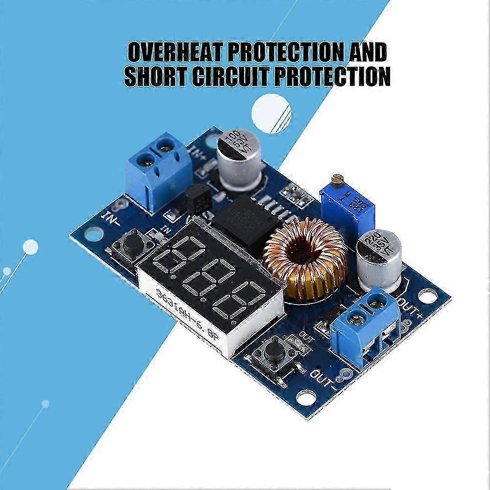 5A 75W DC-DC Adjustable Step down Module Voltage Regulator LCD Display