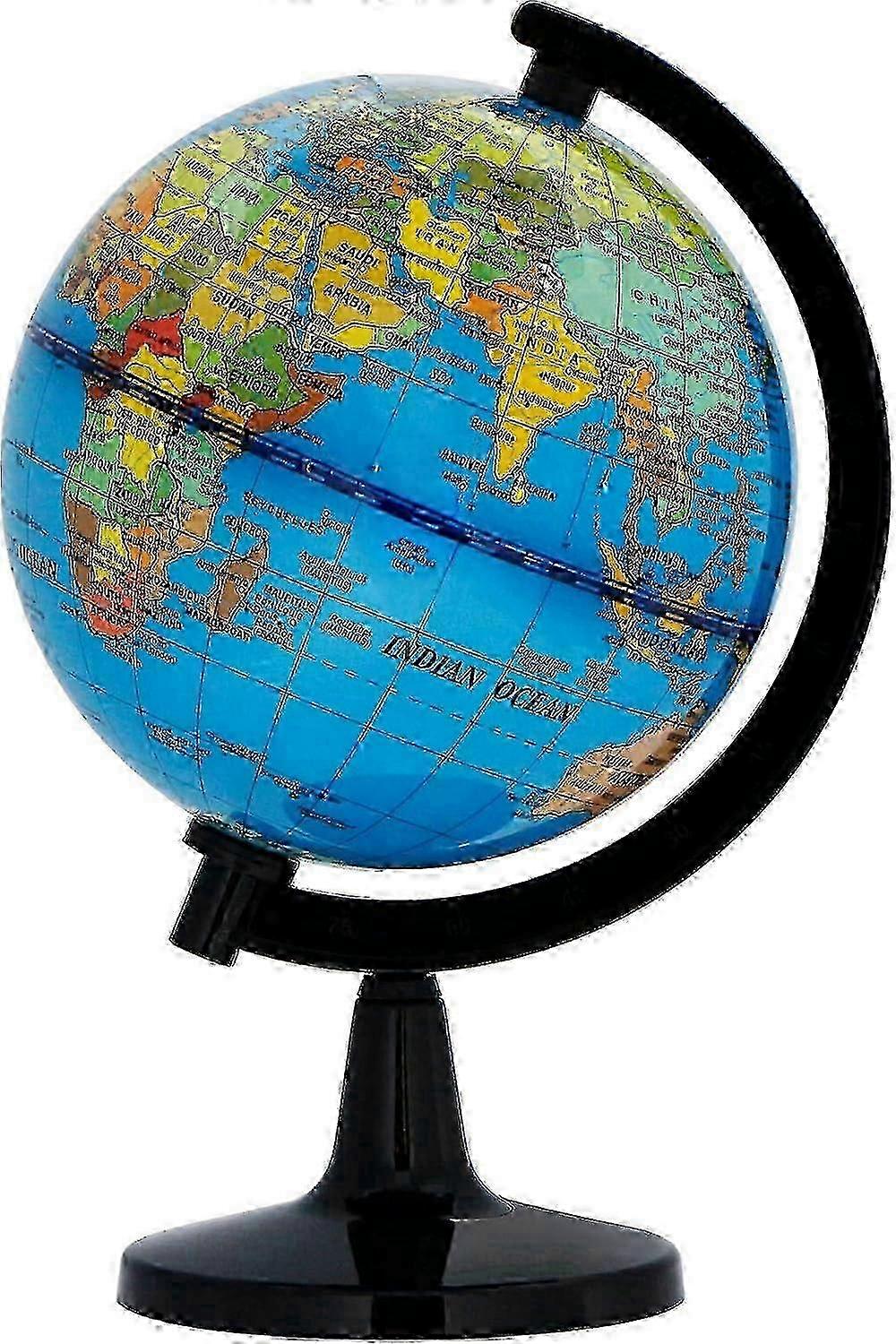 10cm World Globe - Engelsk Kort - Uddannelsesmæssig/Geografi/Moderne Desktop Decor