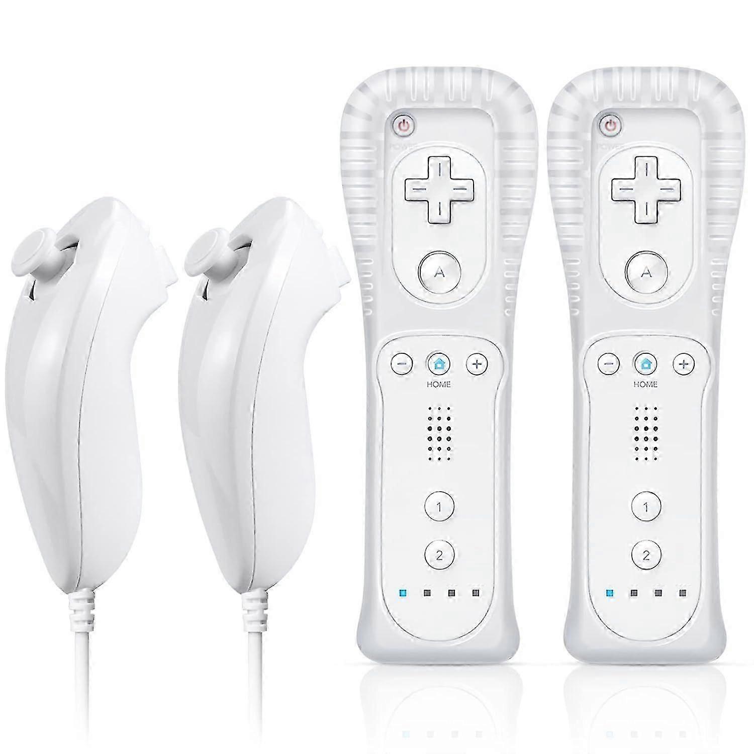 2025 Newest Wii Remote with Nunchuck, Wii Controller with Nunchuck, Compatible