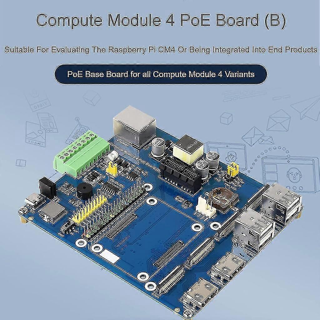 Usb3.0 Io Base Board Designed For Evaluating Raspberry Pi Compute Module 4 Cm4