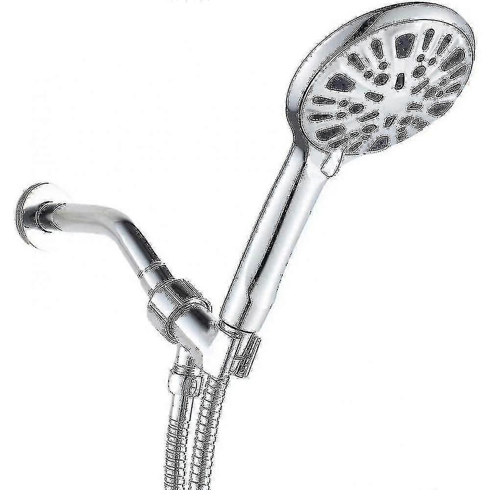 Venalisa High Pressure 9-Setting Chrome Face Handheld Shower Supercharge
