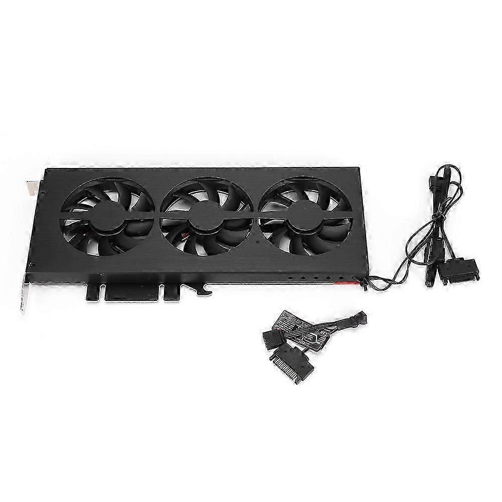 GPU Brace Support, Graphics Card Cooler, ARGB LED For Vibrant System Lighting, Convenient Adjustment, Swirl Blade Design, Big Airflow For Efficient
