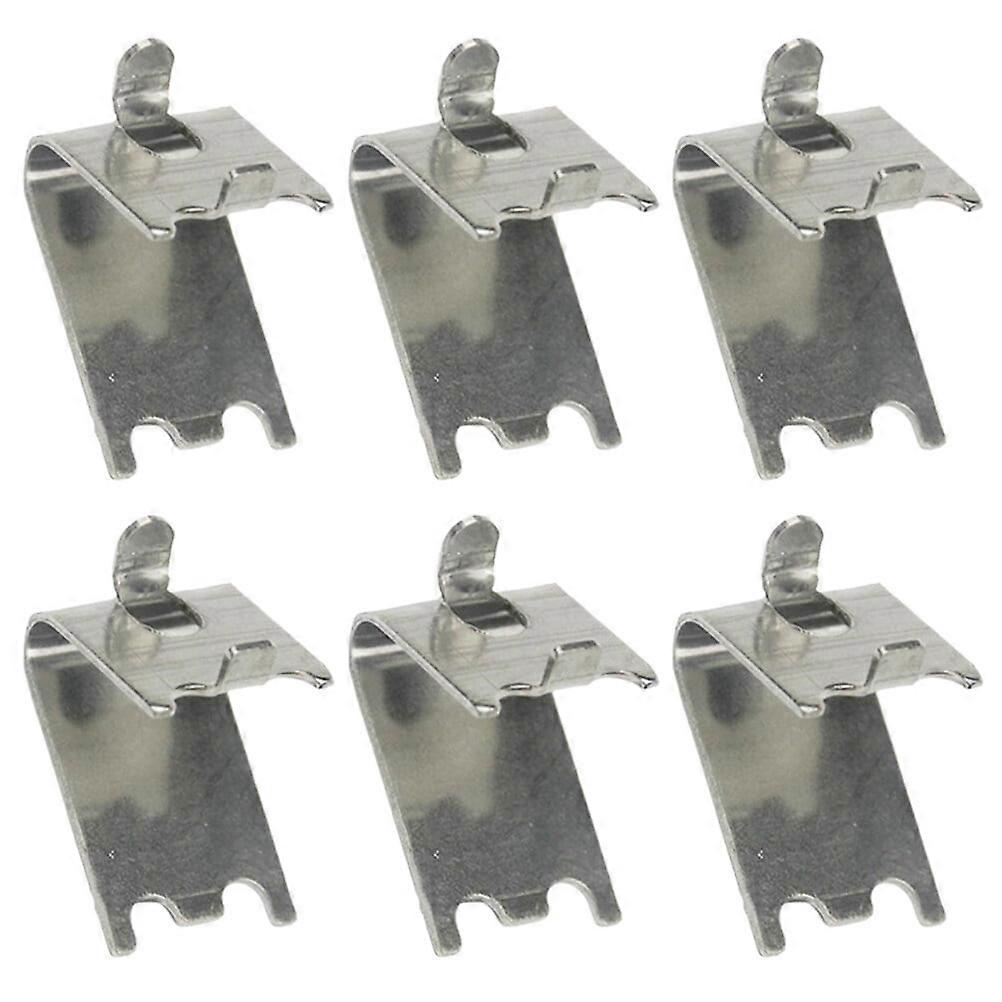 6pcs Replacement Refrigerator Shelf Clips Refrigerator Shelf Support Clamp