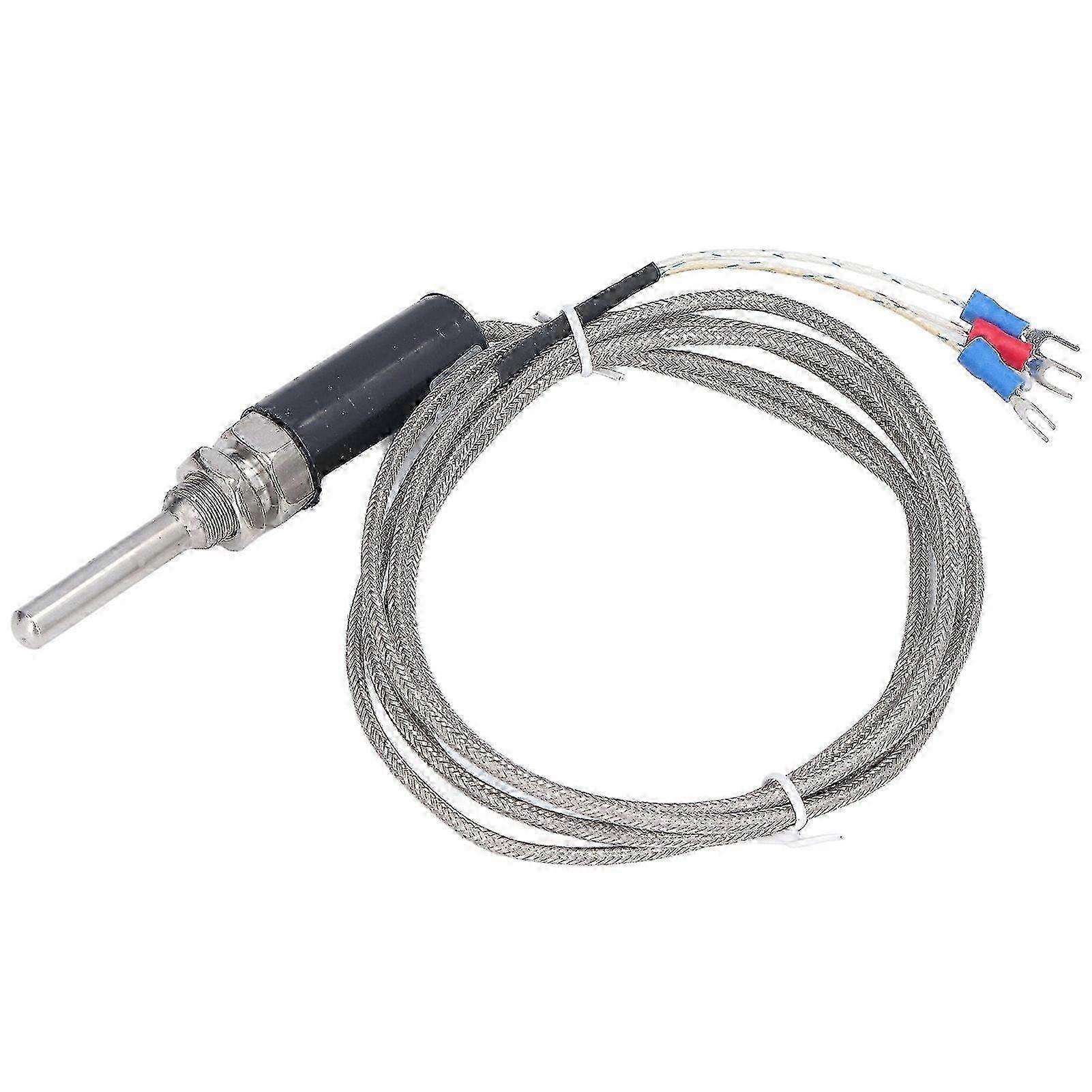 Waterproof Temperature Sensor Pt100 Thermistor Probe with Shielded Line