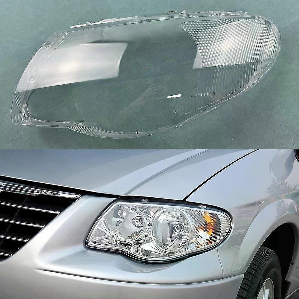 For Chrysler Grand Voyager 2007-2012 Headlamp Cover Shade Transparent Lampshade Headlight Shell Plexiglass Replace Original Lens