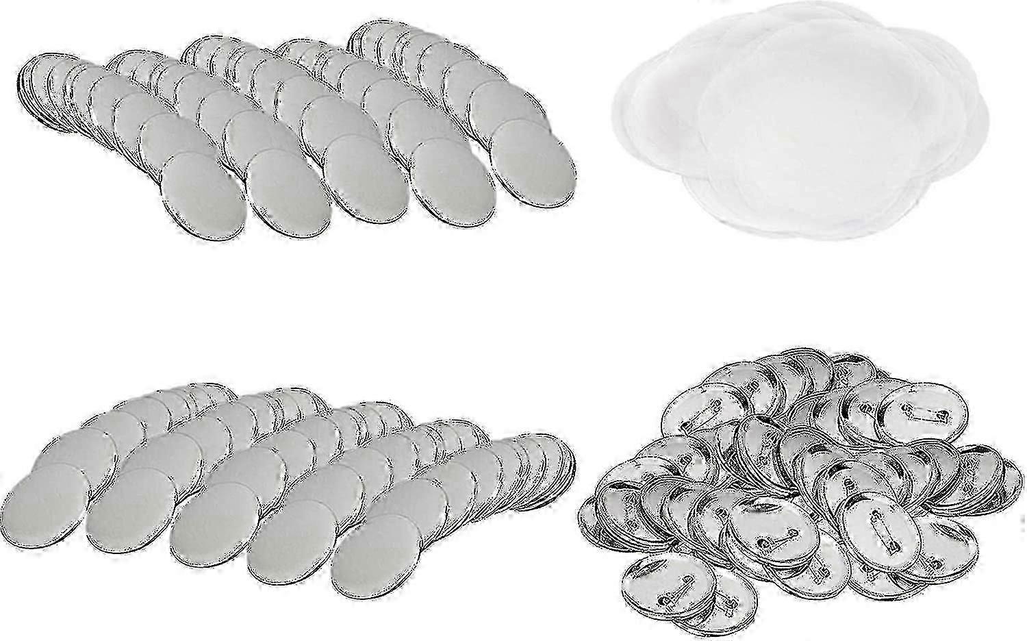 300pcs Inch/ 32mm Top/bottom Pin Blank Badge & Button Parts For Badge Button Maker Machine-GoodHwy