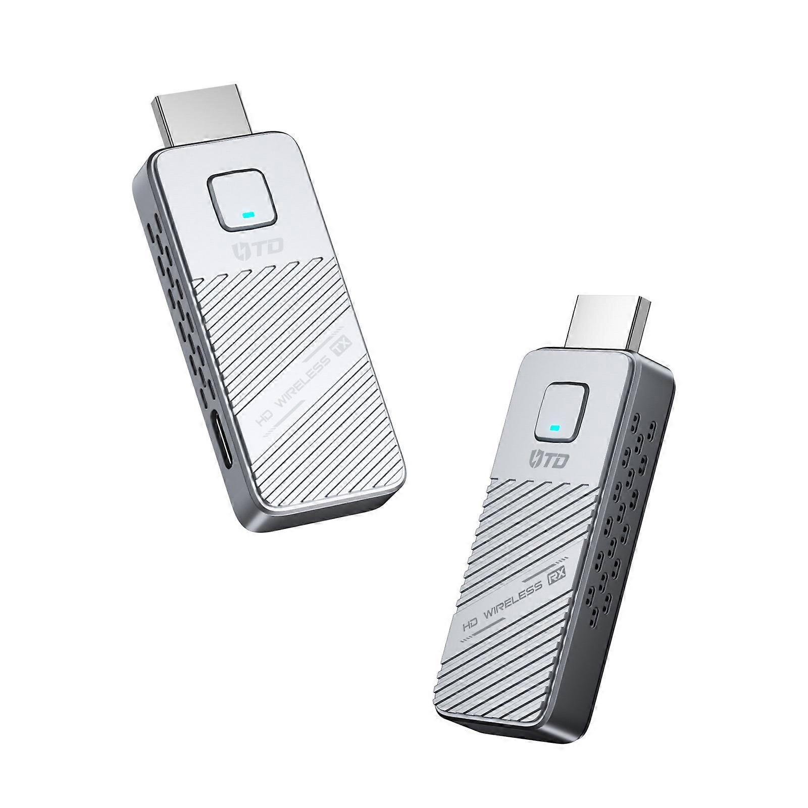 Conference Room Wireless HDMIs Adapter 50m Working Ranges 1080P HDMIs Transmitter Receiver For PC Laptop Projector Multicolor