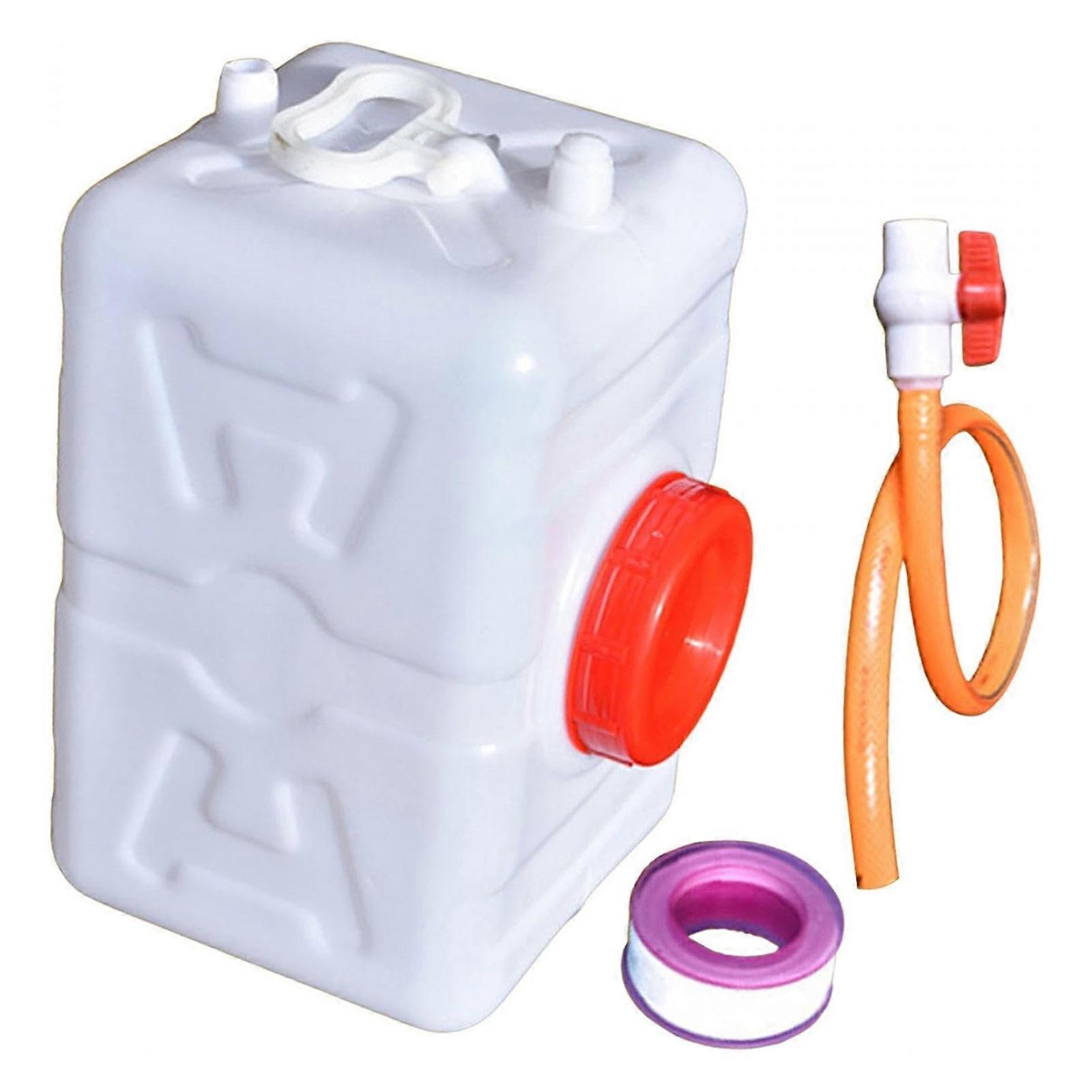 30L Rectangular Water Container Direct current Computational intelligence Move for Backpacking Fishing and Travel Demands  White