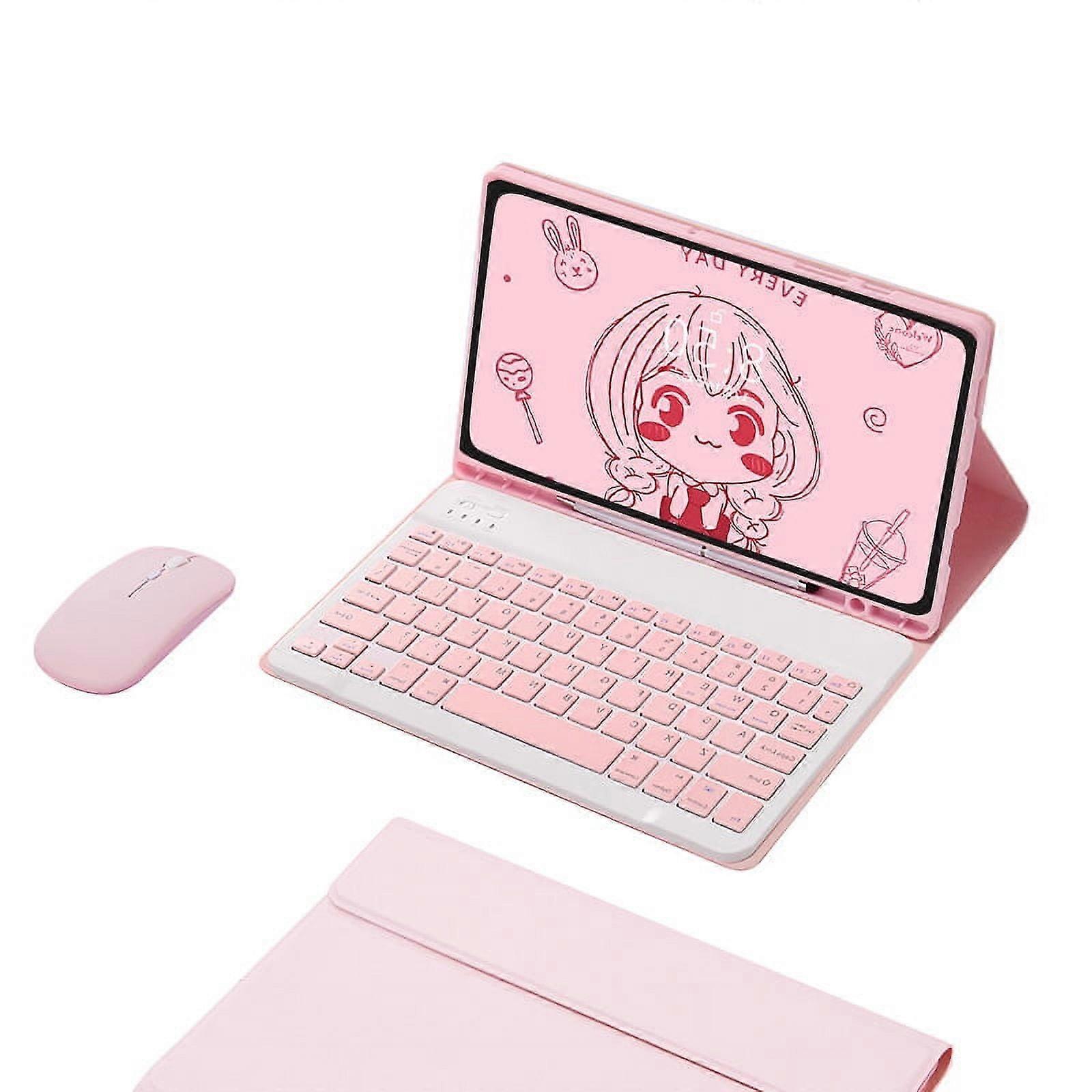 Keyboard Case for compatible with iPad Air 5th/4th Gen 2022/2020, Wireless Bluetooth Magnetic Detachable Cover with Mouse & Pencil Holder