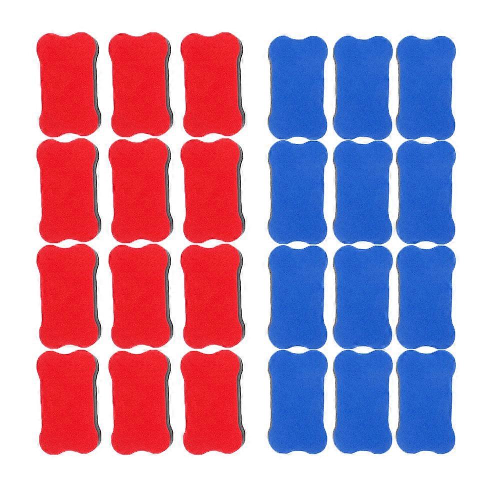 Whiteboard Erasers Eva Felt Dry Erasing Erasers for Classroom 24Pcs