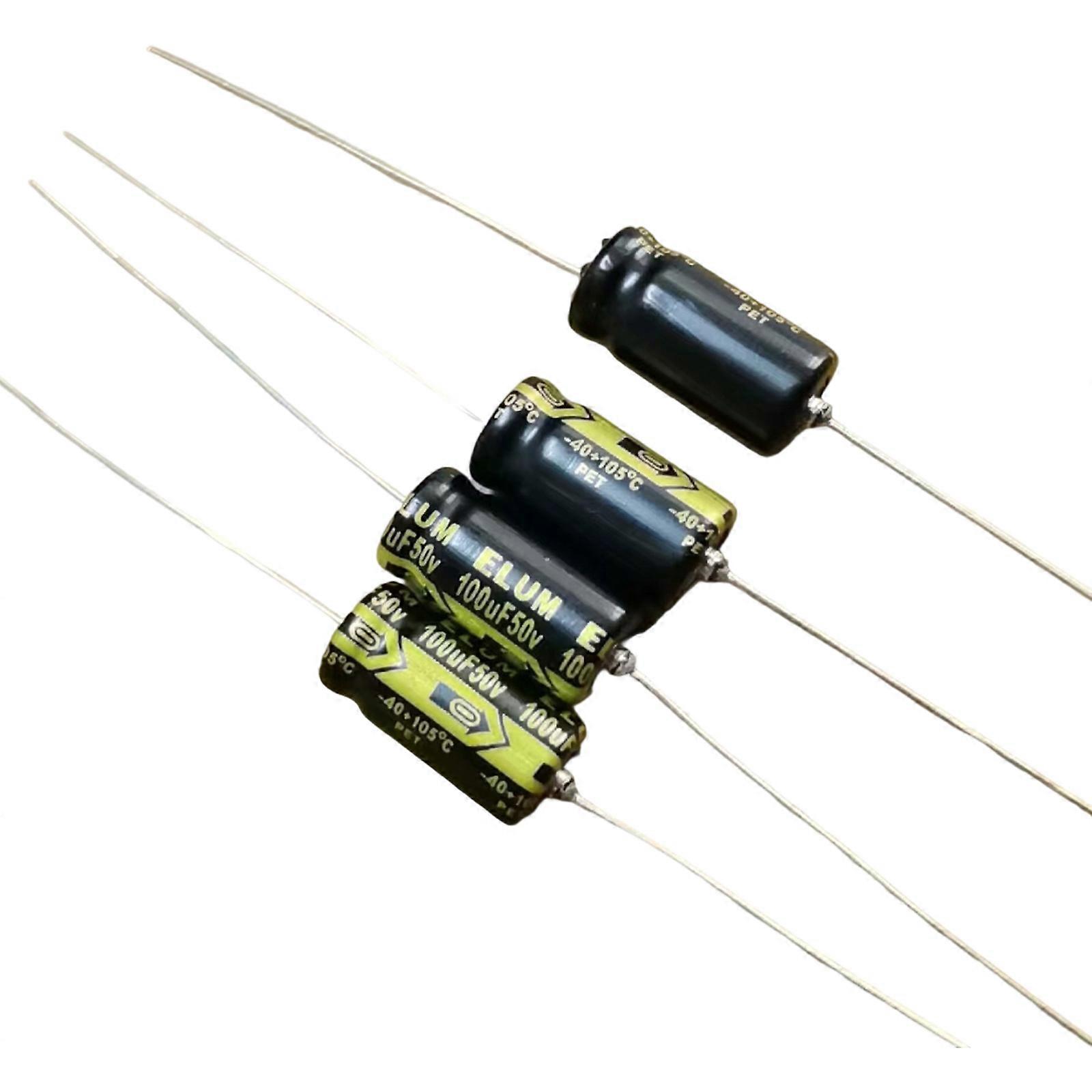 50V 100UF Central Electrolytic Condenser For Hello If Sound Circuits Low Rate Tall Fluctuation Current 5000Hrs Existence Dense Plan Multicolor