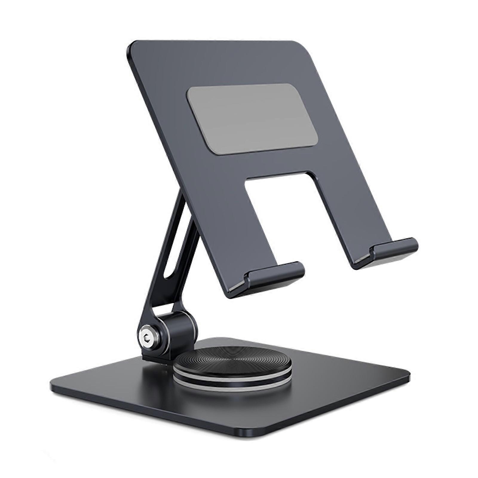 Laptop Stand Risers for Desk Ergonomic Foldable Computer Stand Adjustable Height for Collaborative Work Easy Storage  Gray