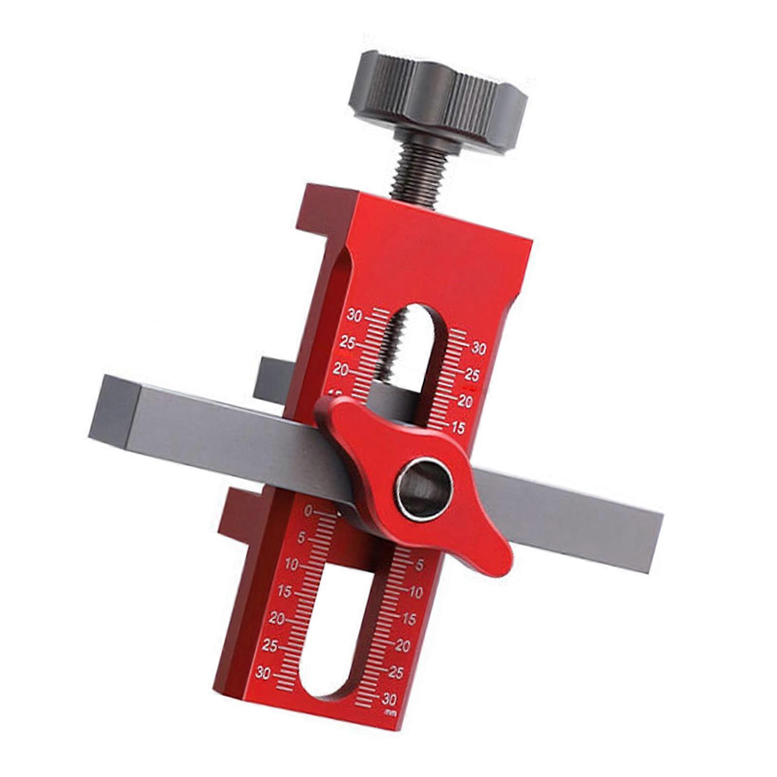 Versatility Aluminum Alloy Door Installation Positioner Hardware Jig for Easy Cabinet Hardware Setups Error Reduction Multicolor