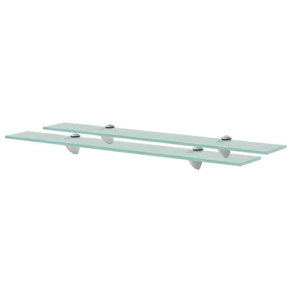 Floating shelf 2 pcs. glass 70x20 cm 8 mm
