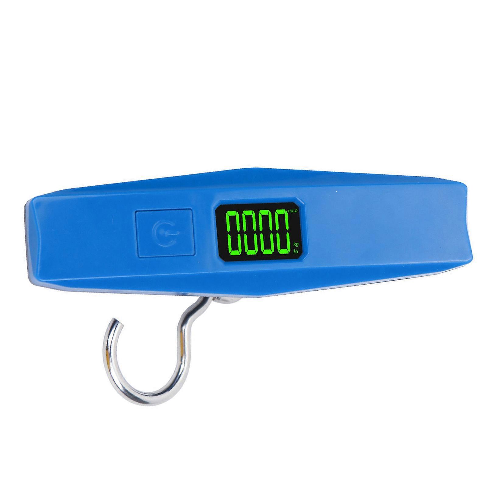 Easy Carrying 50kg Intelligent Weight Measurement Device with Hook Design Digital Hanging Balance Scale for Travel & Campers Multicolor
