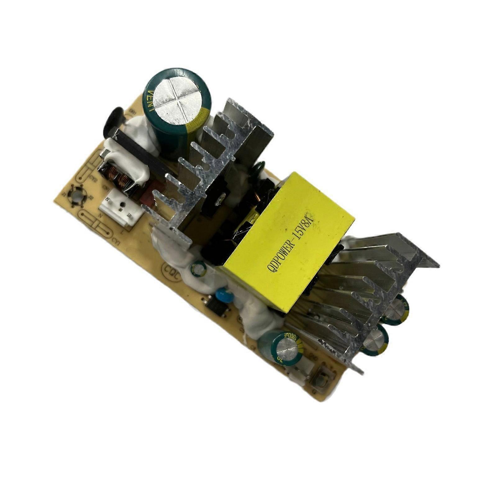 100V 240V Input to DC15V 8A Convert Module Delivering 120W Power with Safety Features Ideal for Auditory Systems Multicolor