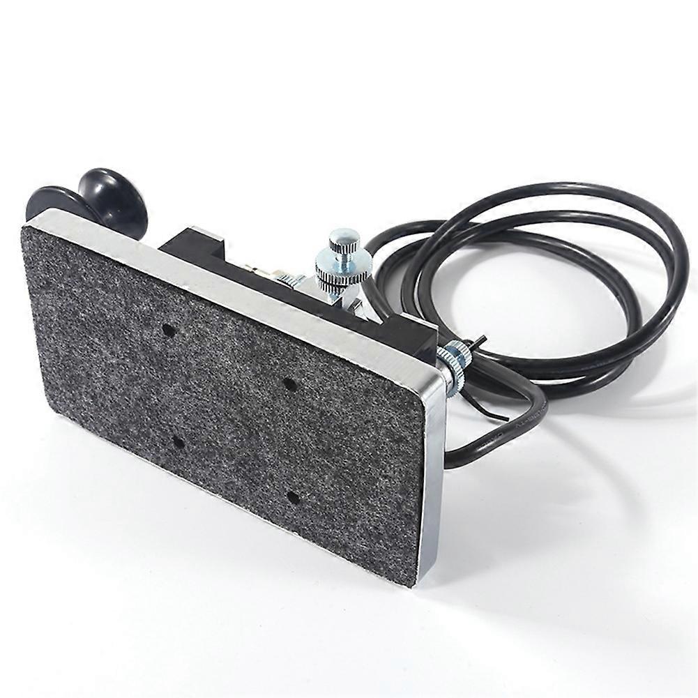 CW Morse Key Manual Telegraph Morse Key for Shortwave Radio DIY Telegraph Key Radio Communication Teaching Aids 3.5MM