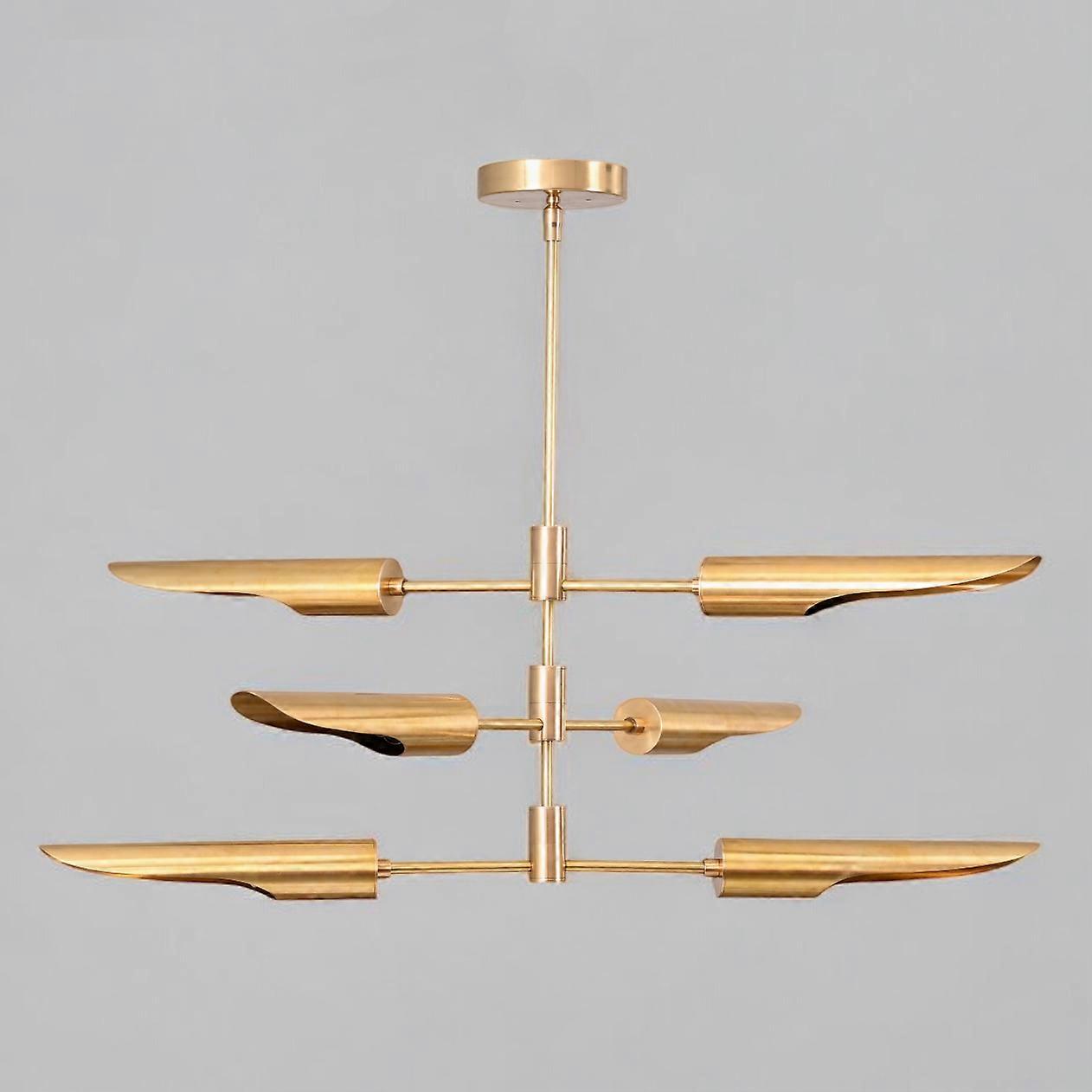 Three-layer Shade Pendant Chandelier – Vintage Ceiling Lamp, Stylish