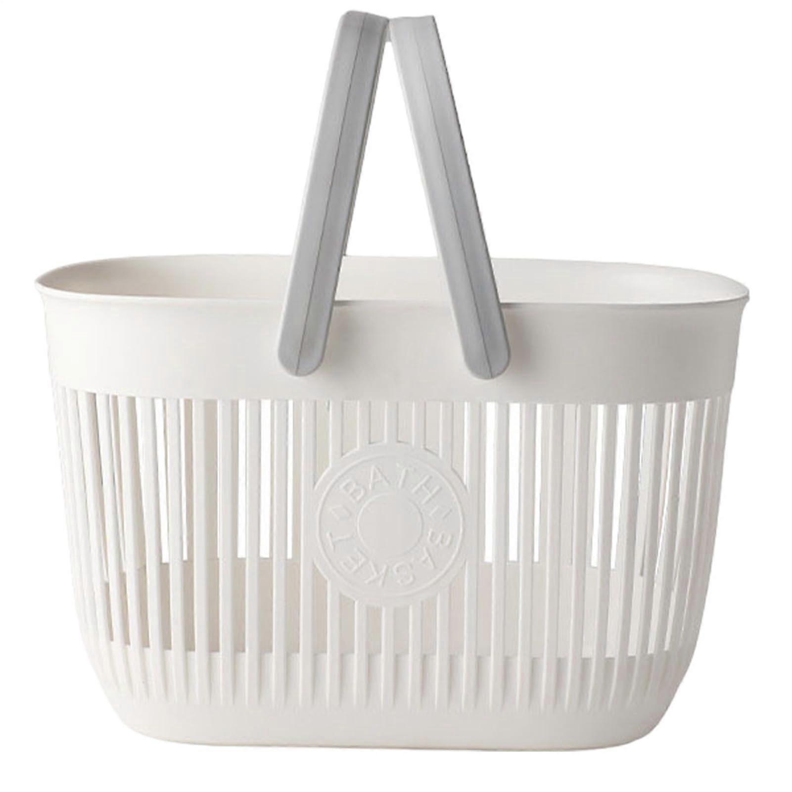 Shower Basket Storage Portable Large With Handles Container Organizer P For Dormitory Shower Enclosure