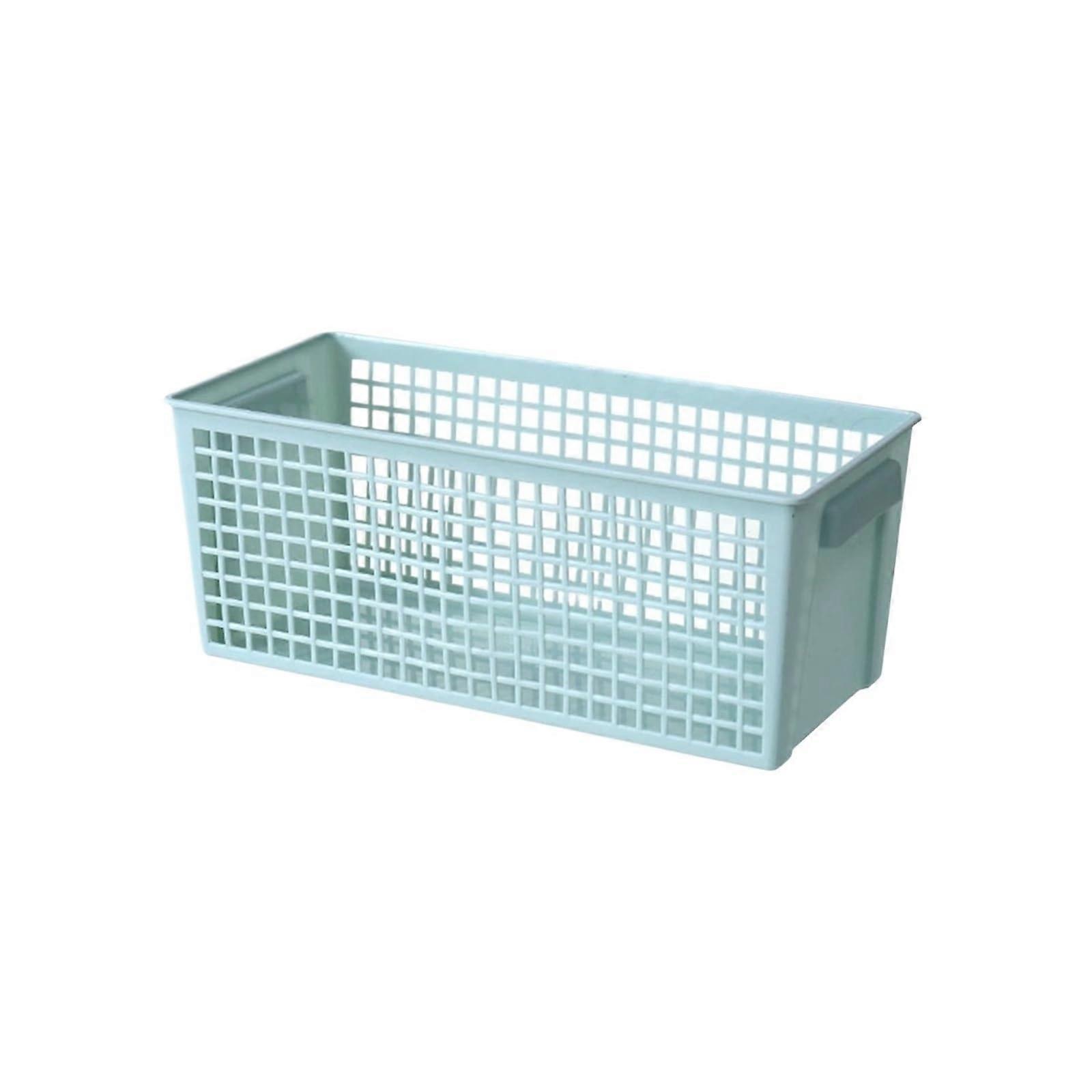 Storage Basket with NonSlip Base for Kitchen or Bathroom, Easy Disassembly, Green, One Size