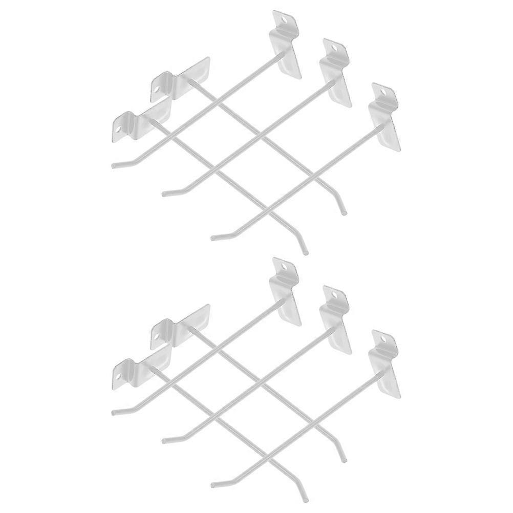 WORGEOUS 10pcs Pegboard Hooks 15cm Replacement Utility Hooks for Supermarket Display Goods Shelf