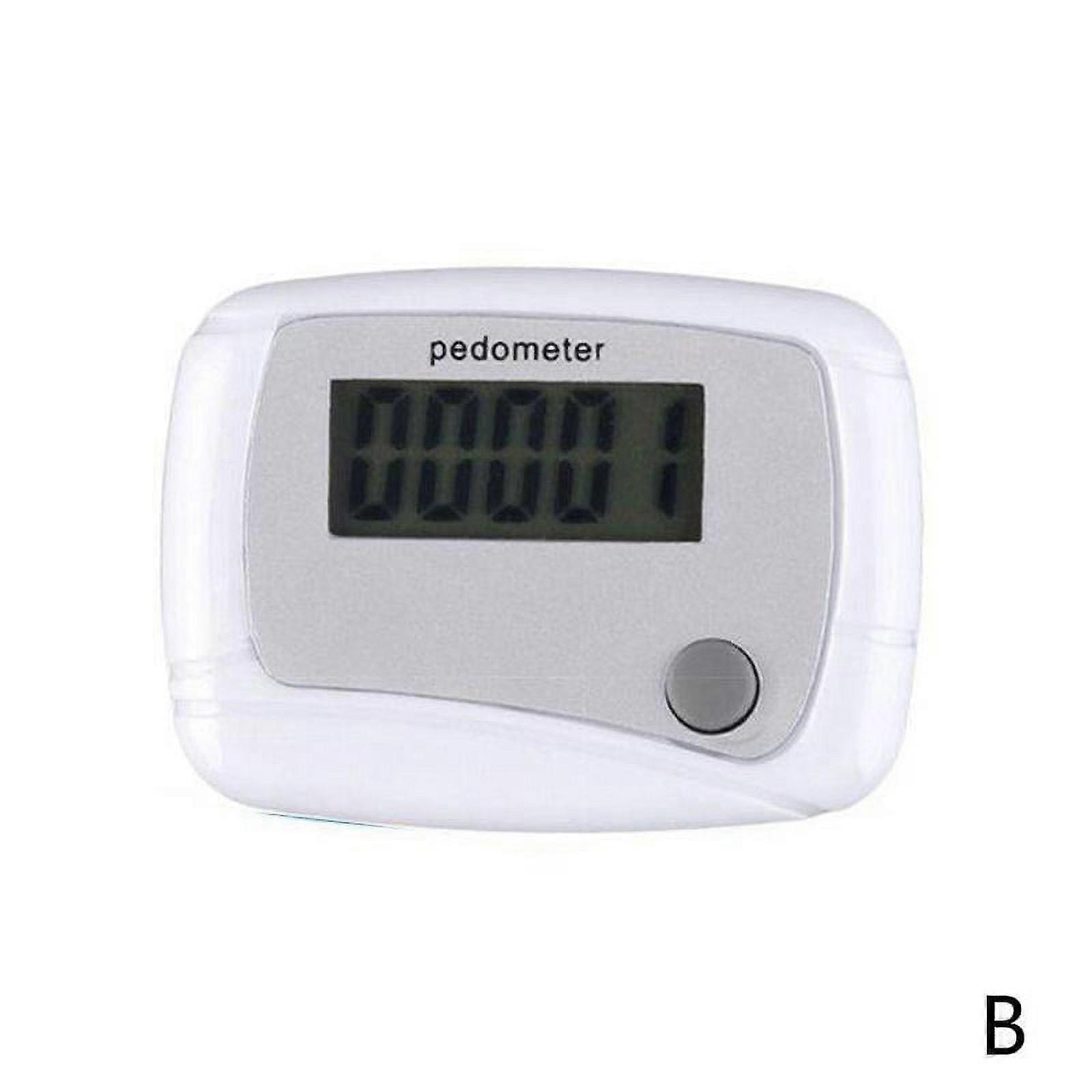XINYUAN R2T3 F9A8 Calorie Counter LCD Display White Pedometer Clips with Battery