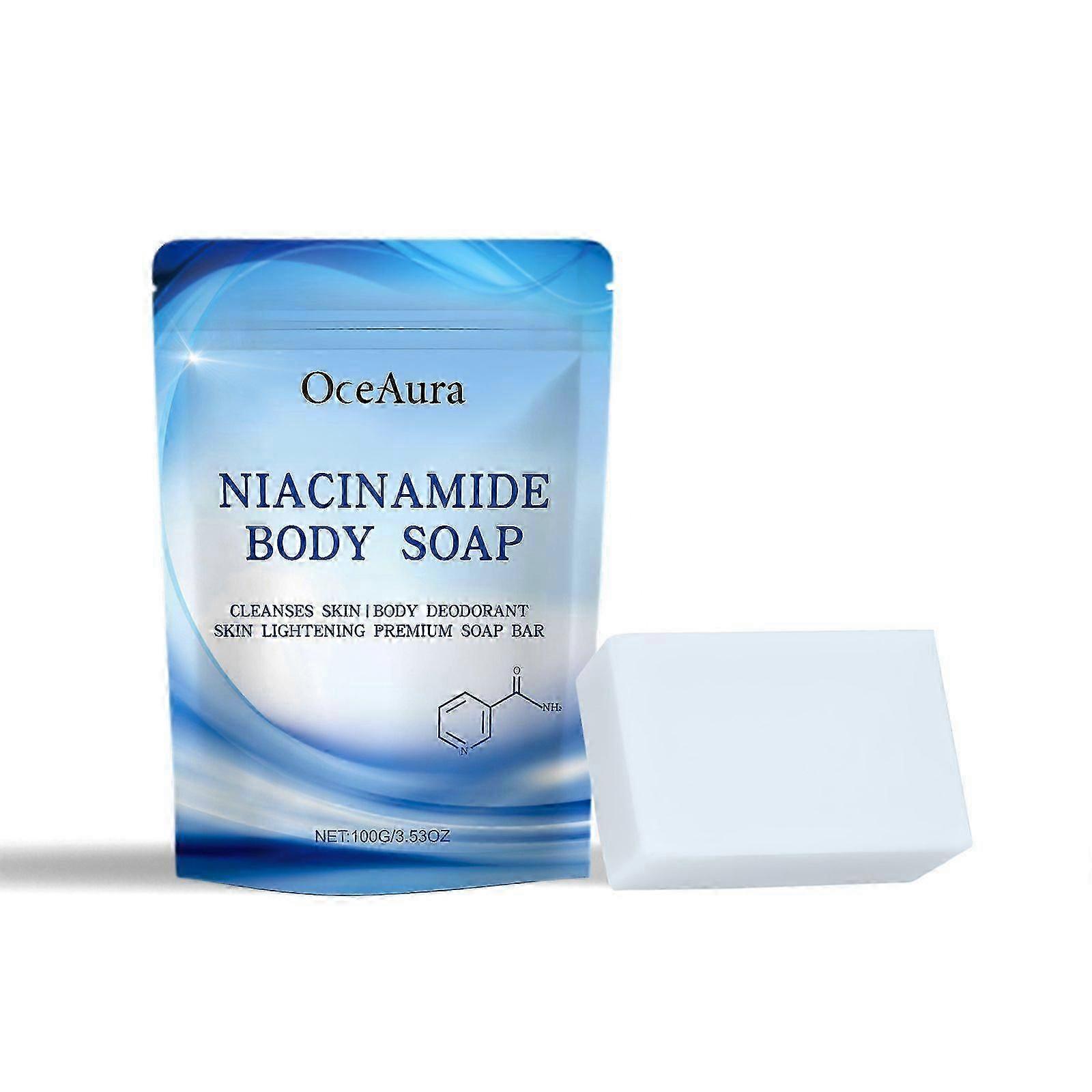 Niacinamide Infused Soap for Daily Wash with Gentle Moisturizing and Skin Brightening